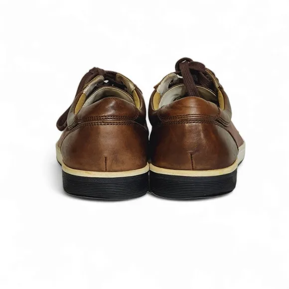 Cole Haan Vartan Sport Oxford Canvas Sneakers in Brown C12397 Mens Size 10.5