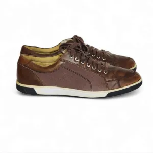 Cole Haan Vartan Sport Oxford Canvas Sneakers in Brown C12397 Mens Size 10.5