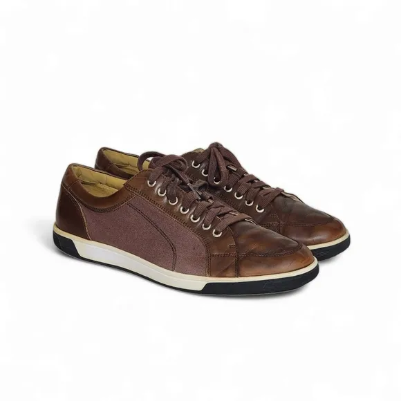 Cole Haan Vartan Sport Oxford Canvas Sneakers in Brown C12397 Mens Size 10.5