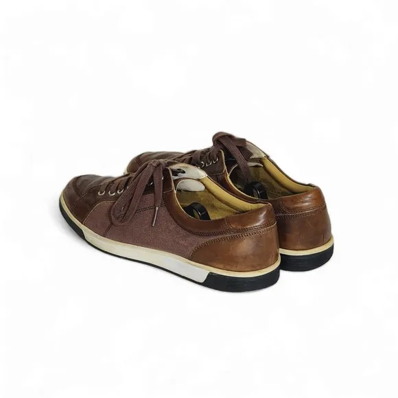 Cole Haan Vartan Sport Oxford Canvas Sneakers in Brown C12397 Mens Size 10.5