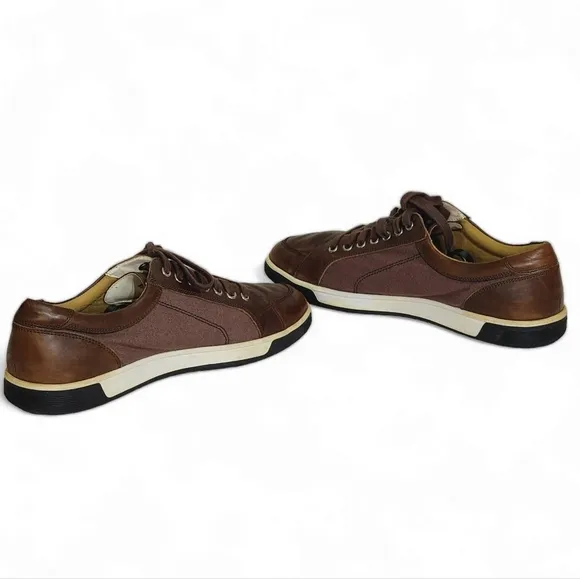 Cole Haan Vartan Sport Oxford Canvas Sneakers in Brown C12397 Mens Size 10.5
