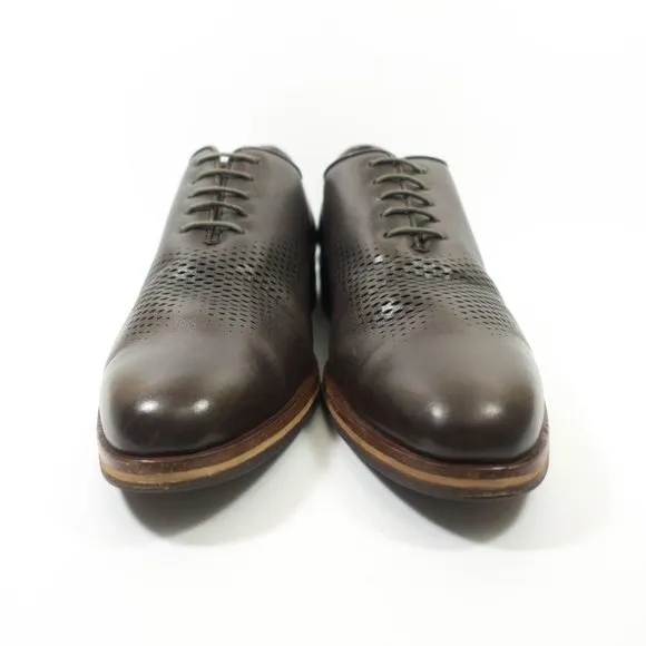 Cole Haan Washington Grand Laser Wingtip Oxford Shoes - Men's Size 10
