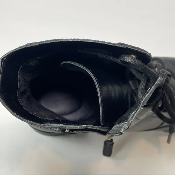 Cole Haan Women's Camea Waterproof Combat Boot SZ 10