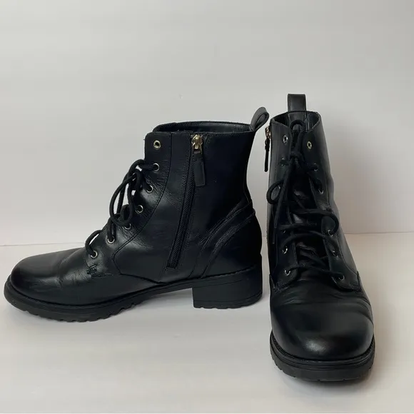 Cole Haan Women's Camea Waterproof Combat Boot SZ 10