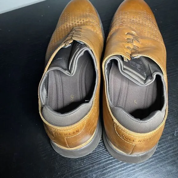 Cole Haan ZeroGrand 2.0 C25351 Mens Shoes size 11 Brown Oxford Lined Laser