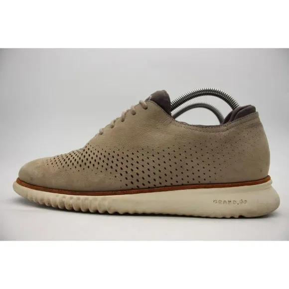Cole Haan Zerogrand 2.0GRAND Men's 7.5 Laser Lined Wingtip Oxford Shoes C23814