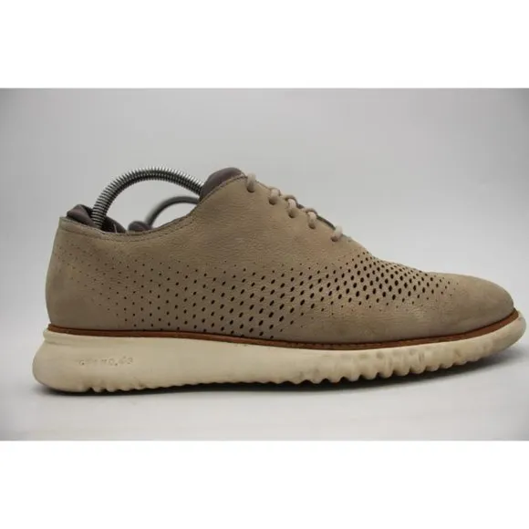 Cole Haan Zerogrand 2.0GRAND Men's 7.5 Laser Lined Wingtip Oxford Shoes C23814