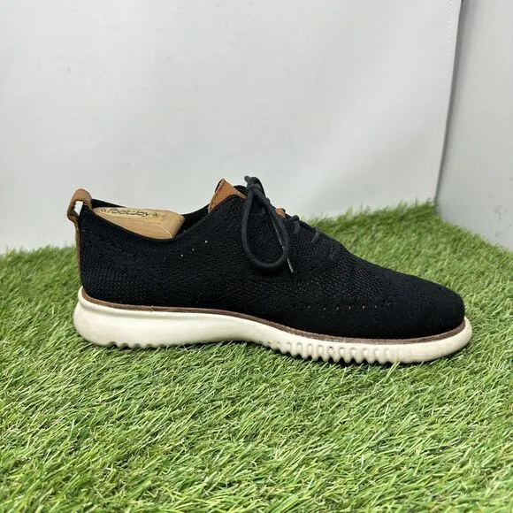 Cole Haan Zerogrand Stitchlite Black Oxford Shoes C27568 Mens Size 8 M