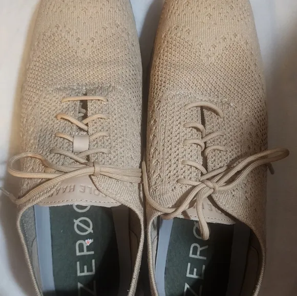 Cole Haun Zerogrand Remastered Stitchlite Mens Oxford Shoes Tan; Size 10