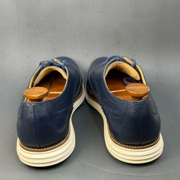 Cole Haan Men's Original Grand Wingtip Oxford blue leather shoes size 12