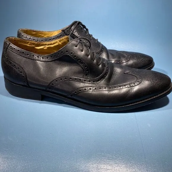 ColeHaan C12914 Cambridge Wing Oxford Black Shoes - Size 15