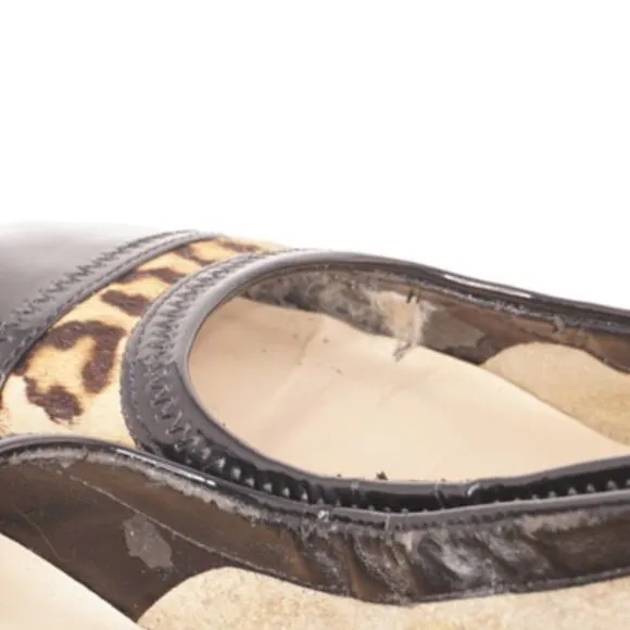 Cole Haan Elsie Cap Toe Wedges, Genuine Calf Hair