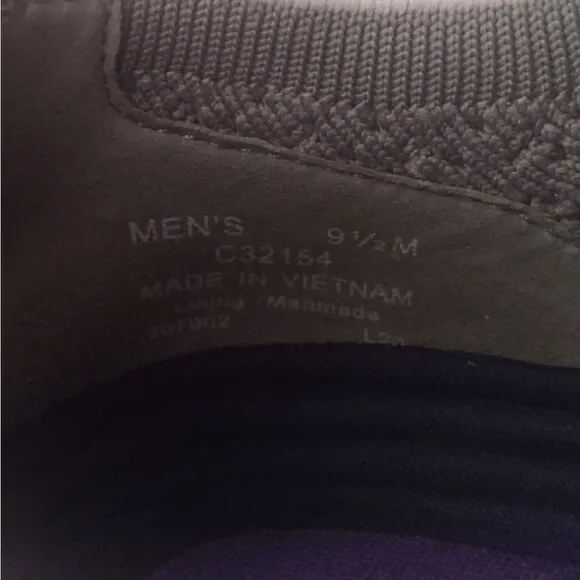 Cole Haan Men's Grand Evolution Gray Stitchlite Wingtip Oxford Shoes Size 9.5