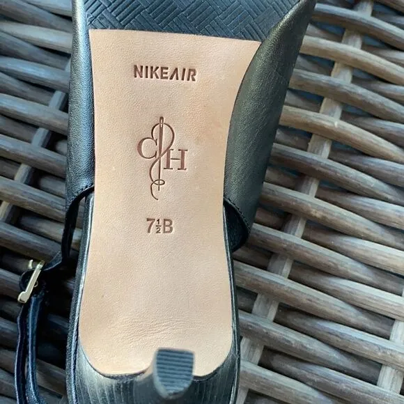 Cole Haan NikeAir Judy Slingback Leather Shoes 7.5