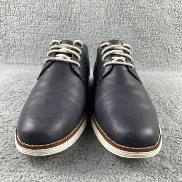 Cole haan original Classic Grand Plain Oxford Shoes Mens‎ 11 M Navy Lace Up