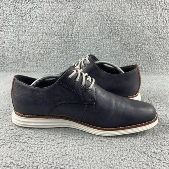 Cole haan original Classic Grand Plain Oxford Shoes Mens‎ 11 M Navy Lace Up