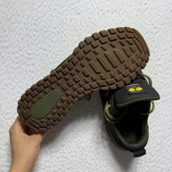 Columbia Mens Shoe 9 Trail Running Lightweight Comfort Olive Green Size 9