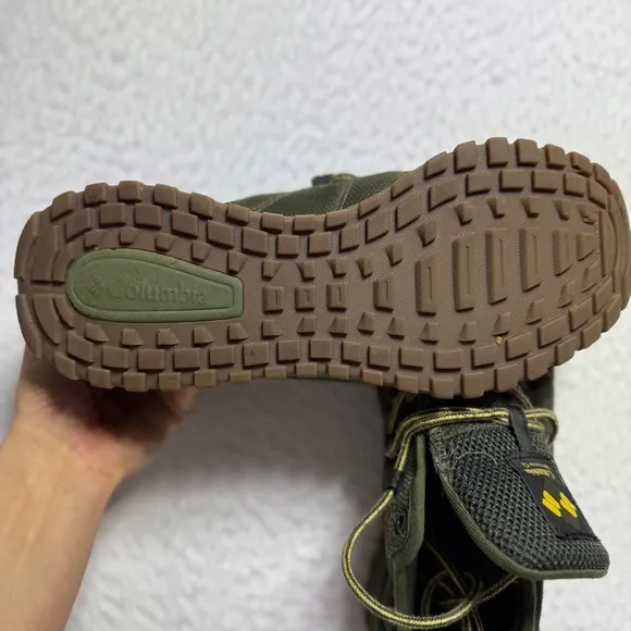 Columbia Mens Shoe 9 Trail Running Lightweight Comfort Olive Green Size 9