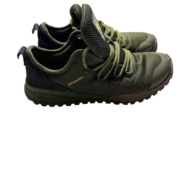 Columbia Mens Shoe 9 Trail Running Lightweight Comfort Olive Green Size 9