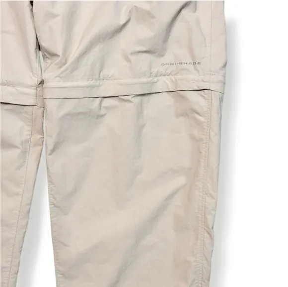 COLUMBIA Tan Backcast Convertible Pants XL Inseam 30”