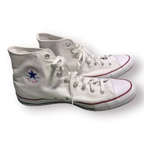Converse All Star High Top‎ Chuck Taylors Sneakers White Mens 13 Womens 15 Shoes