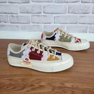 ⭐Converse Chuck 70 Ox Low Crochet Pack Sz 5 Mens Shoes Patchwork Multi A09229C⭐