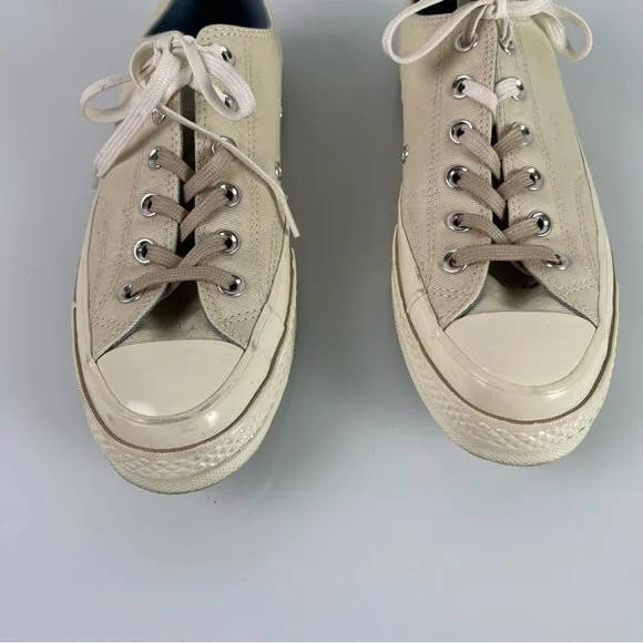 Converse Chuck Taylor Sneakers Shoes 70OX Oxford 1970s Beige‎ Cream Tan Lace Up