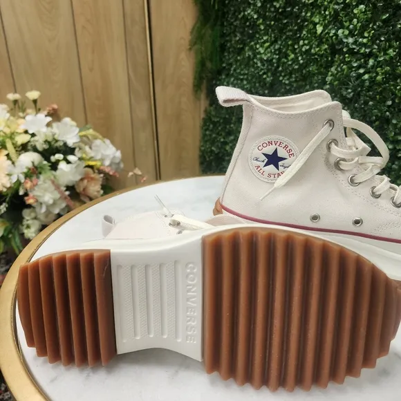 Converse RUN STAR HIKE HI Custom Swavarski Platform Sneakers