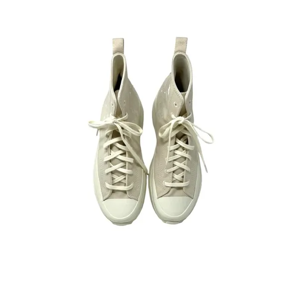 Converse Run Star Hike Platform Sneakers Men's Shoes Skate Canvas Ivory A02078C
