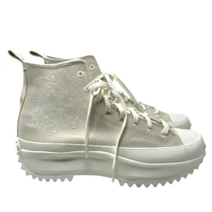 Converse Run Star Hike Platform Sneakers Men's Shoes Skate Canvas Ivory A02078C