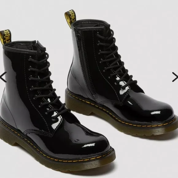 COPY - Dr. Martens 1460Y Patent Leather Lace Up Boots