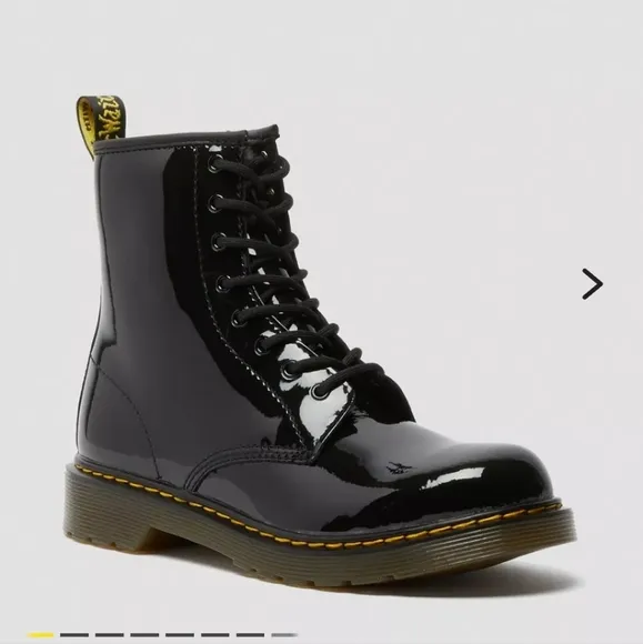 COPY - Dr. Martens 1460Y Patent Leather Lace Up Boots