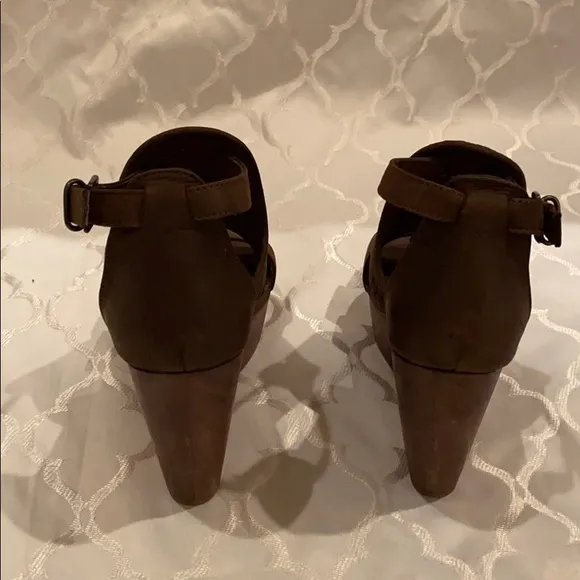 Cordani Five Worlds Brown platform leather wedges