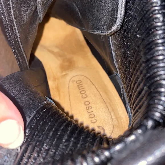 Corso Como lace up zippered combat boots