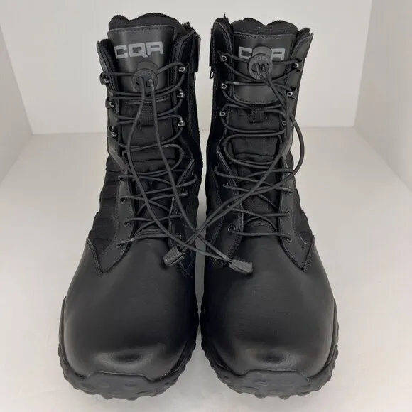 CQR Brand  Mens CQBZ305 Black Lace Up Durable Size 14 Tactical Combat Boots