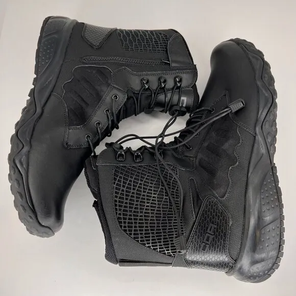CQR Brand  Mens CQBZ305 Black Lace Up Durable Size 14 Tactical Combat Boots