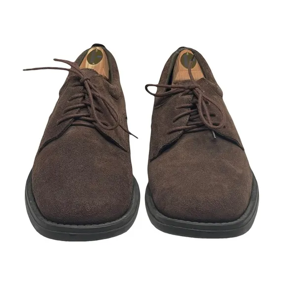 Cristian Lay  Lace Up Oxford Derby Dress Shoes  Dark Brown Suede  44 US 10 