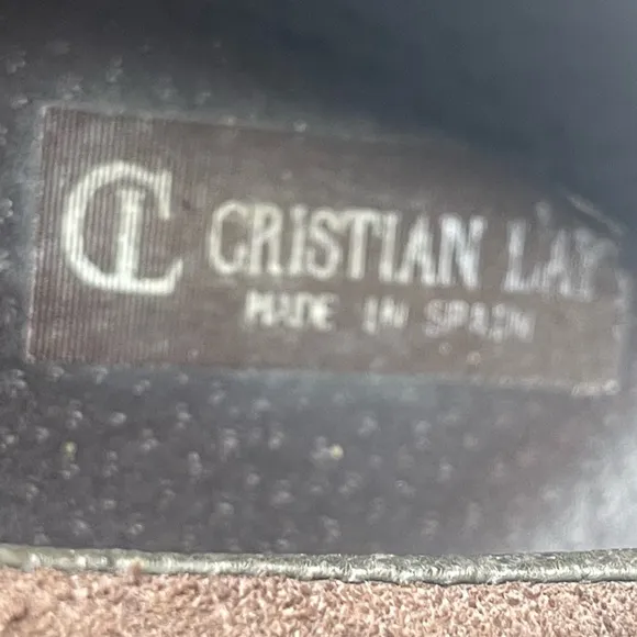 Cristian Lay  Lace Up Oxford Derby Dress Shoes  Dark Brown Suede  44 US 10 