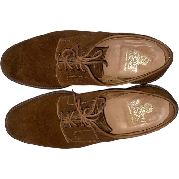 Crockett &amp; Jones Sedgemoor Brown Suede Leather Oxford Shoes   Size: UK 10 /US 11