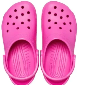 CROCS CLASSIC PINK CLOG SIZE J1