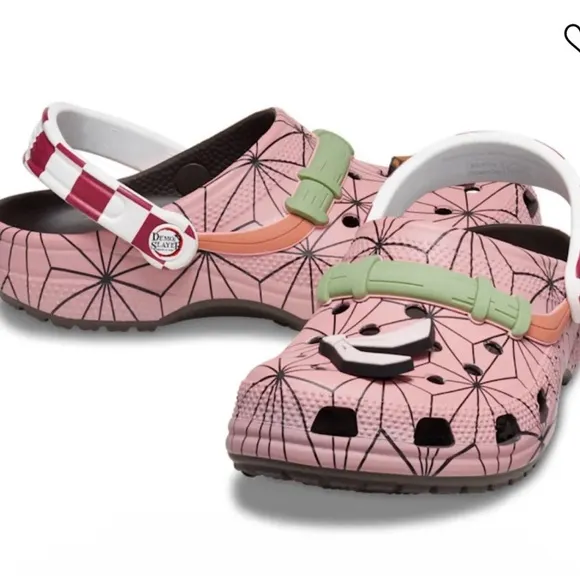 CROCS Demon Slayer Classic Clog Shoes (Nezuko) Size 12 Mens