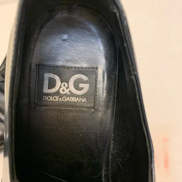 D&amp;G Black Oxford Shoes