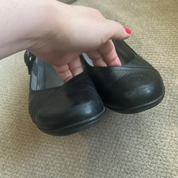 Dansko Leather Mary Jane Clogs