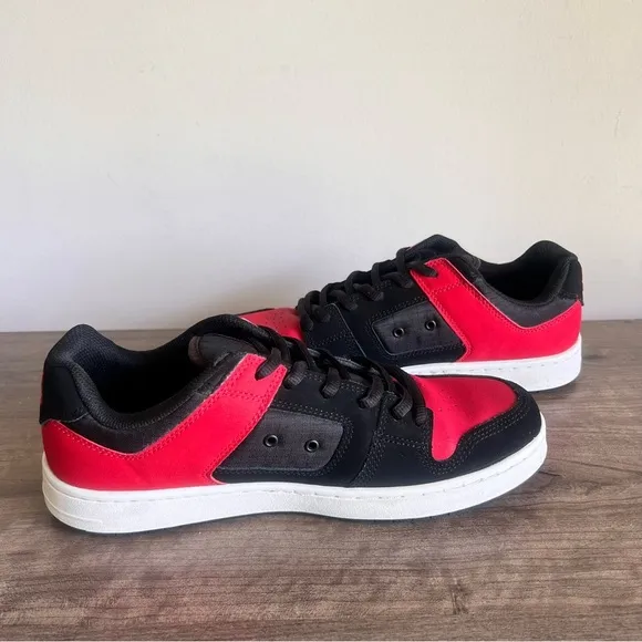 DC Manteca 4 Black Athletic Red Men's Shoe Size 11 #B1517