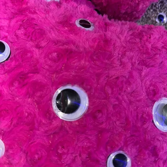 Demonia Dolls Kills Furry Googly Eyes Lace Up Platfrom Boots
