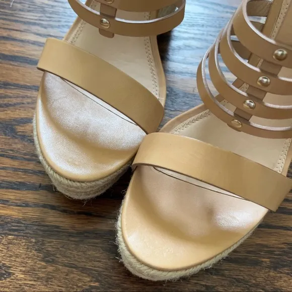 Diane von Furstenberg Gabby Platform Sandal Wedges 8