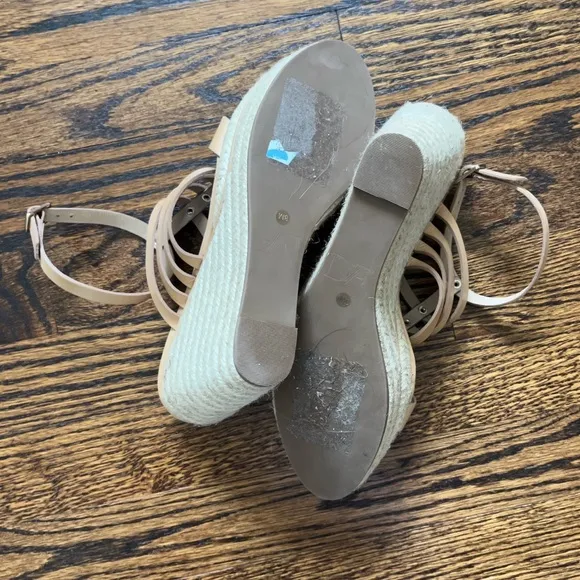 Diane von Furstenberg Gabby Platform Sandal Wedges 8