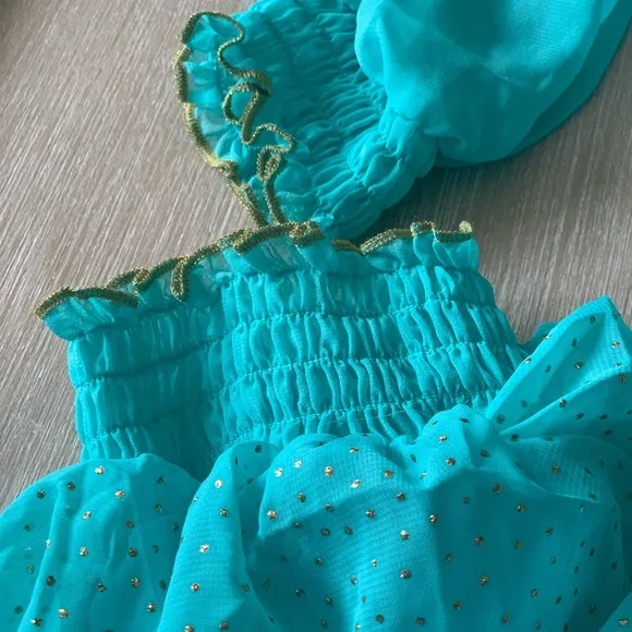 Disney’s Princess Jasmine Costume for Girls with matching shoes