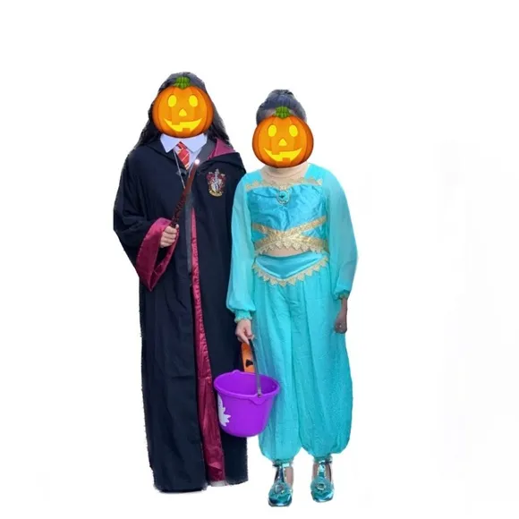 Disney’s Princess Jasmine Costume for Girls with matching shoes