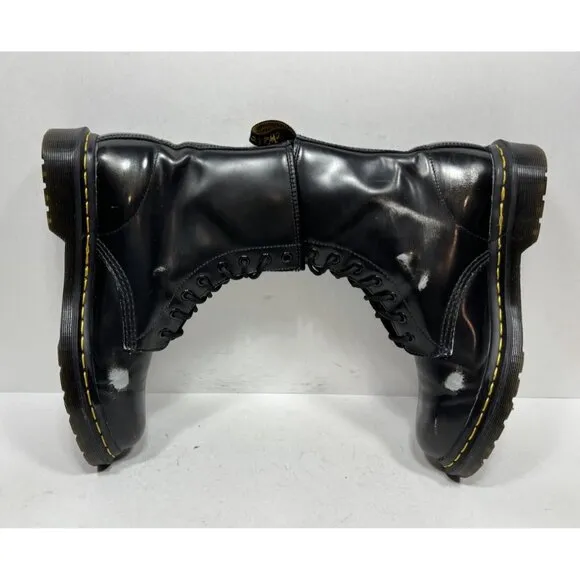 Doc Dr. Martens 1460 Womens Size 9 Leather Combat Moto Boots Shoes